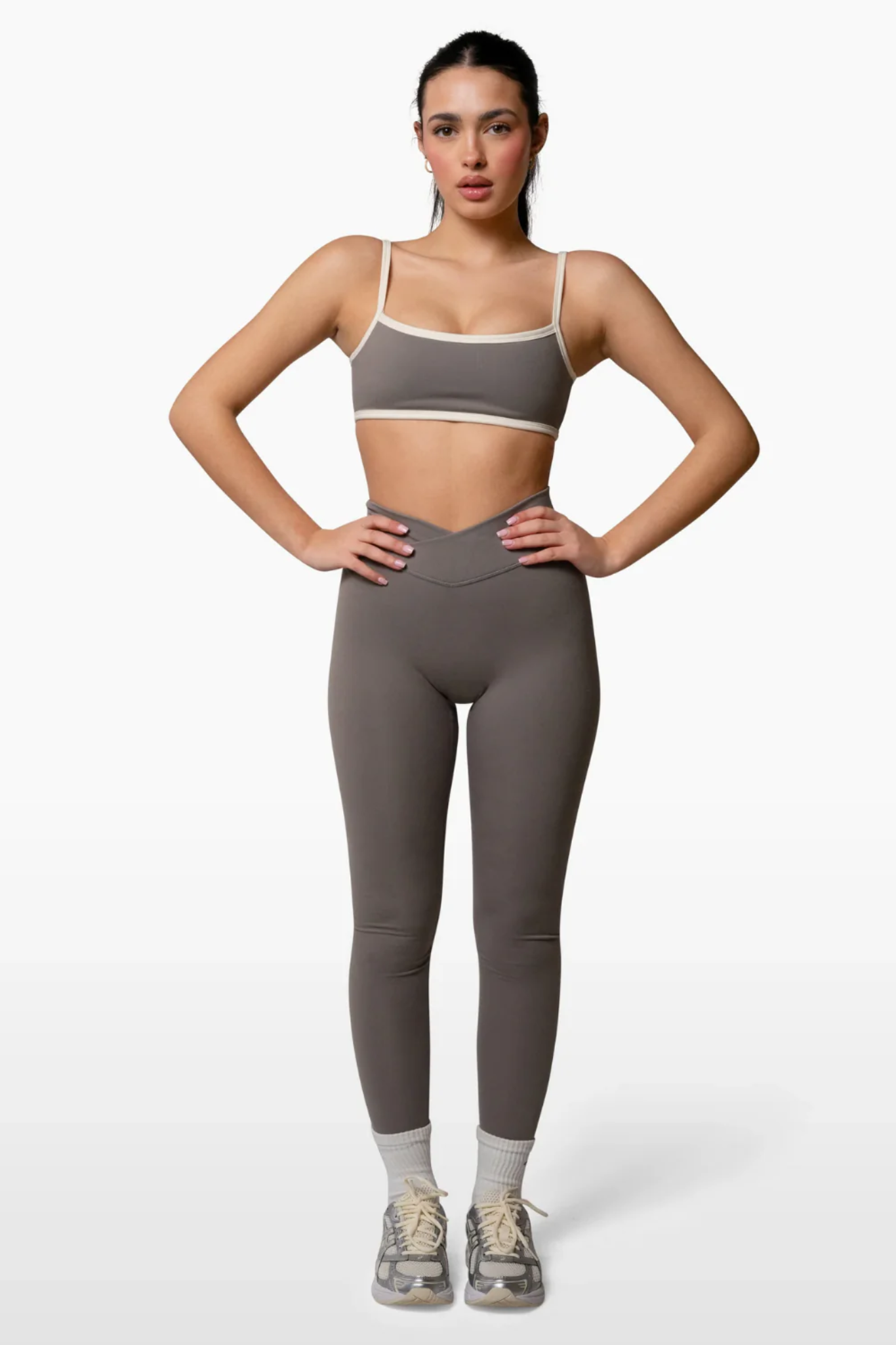 Legging Croisé  – Gris