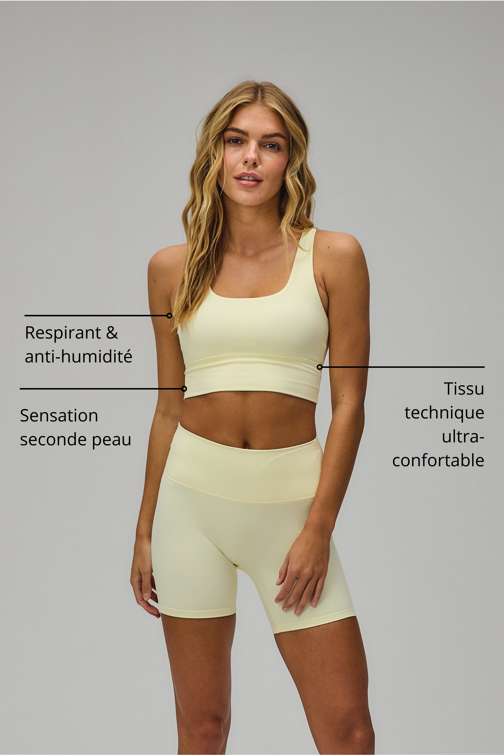 Brassière Confort - Jaune Citron