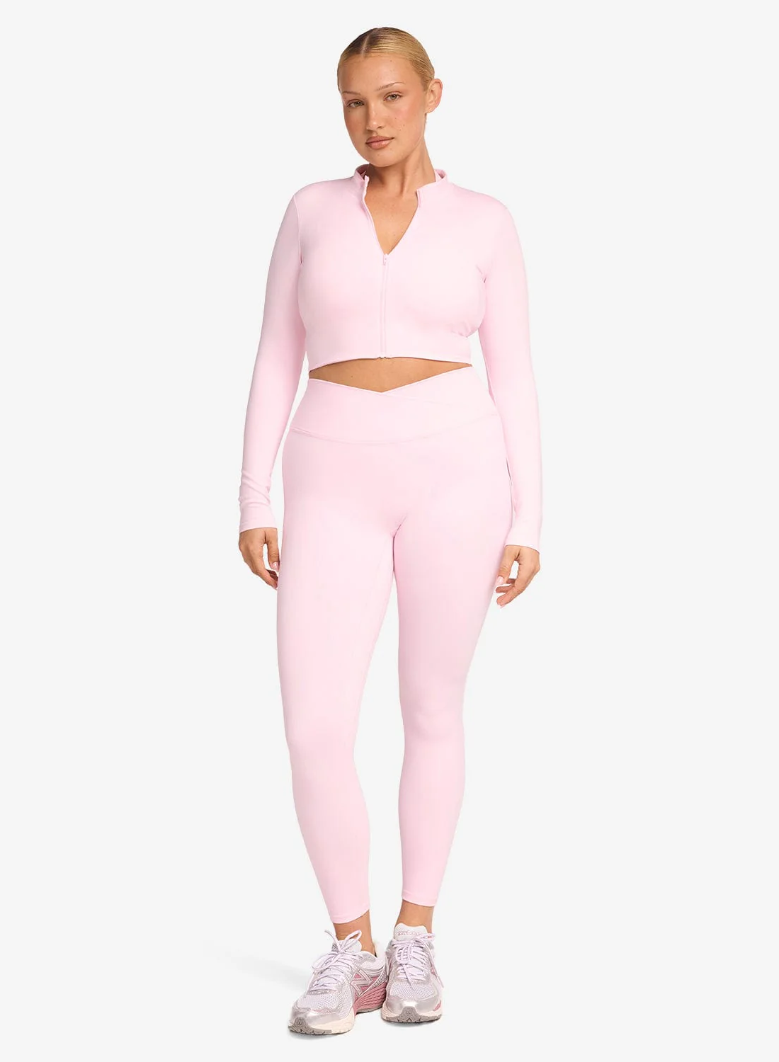 Legging Croisé – Rose Doux