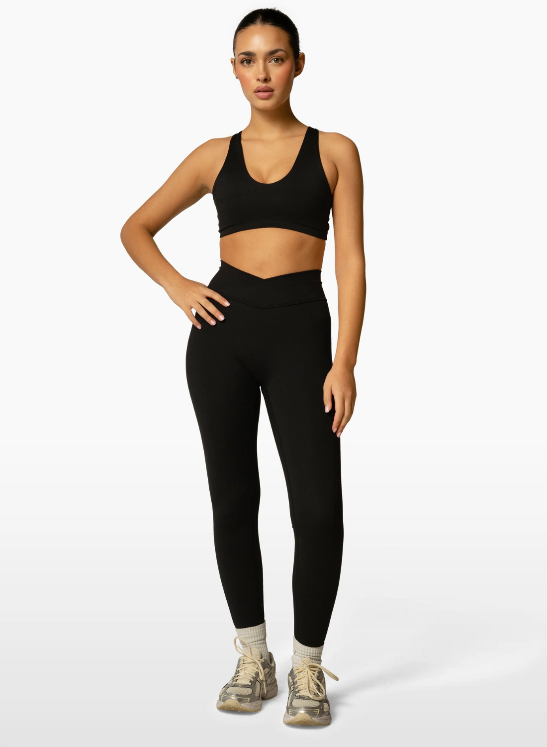 Legging Croisé  – Noir