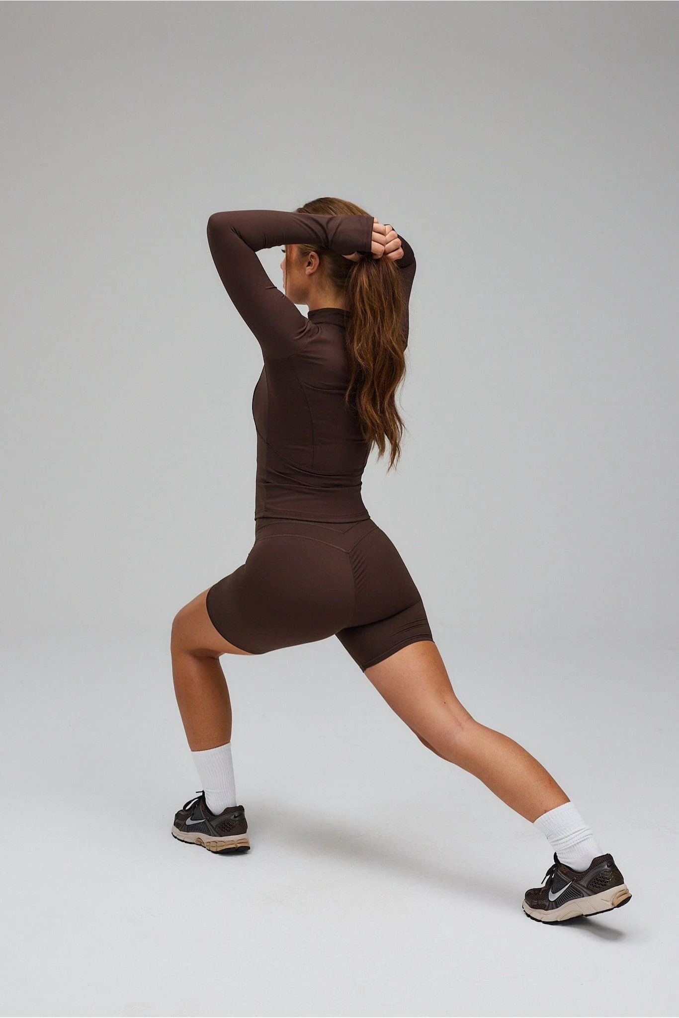 Veste Zip – Marron Pécan