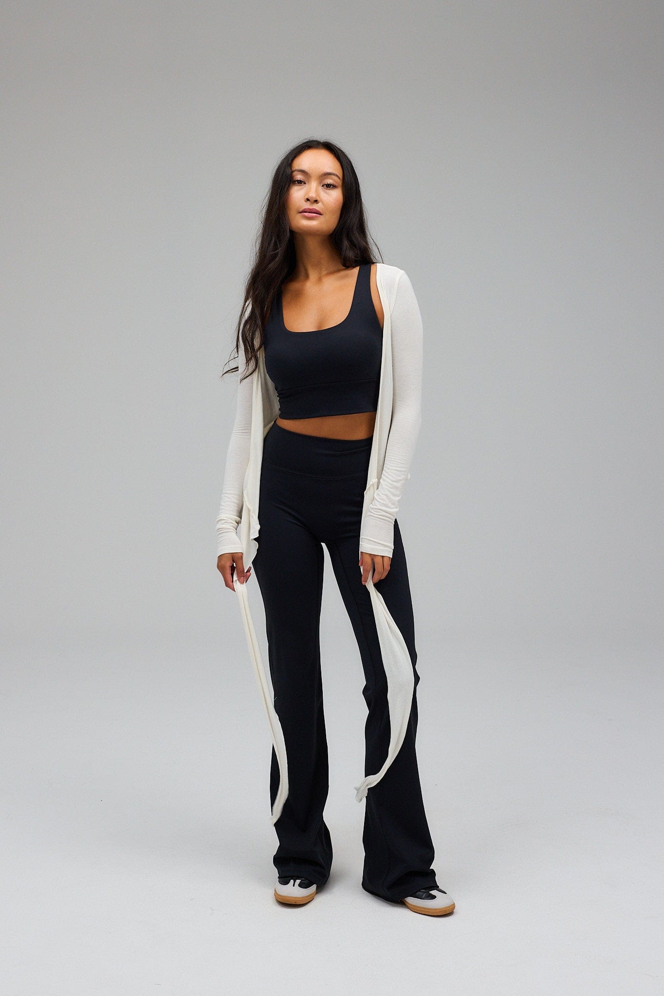 Pantalon Yoga Évasé - Noir