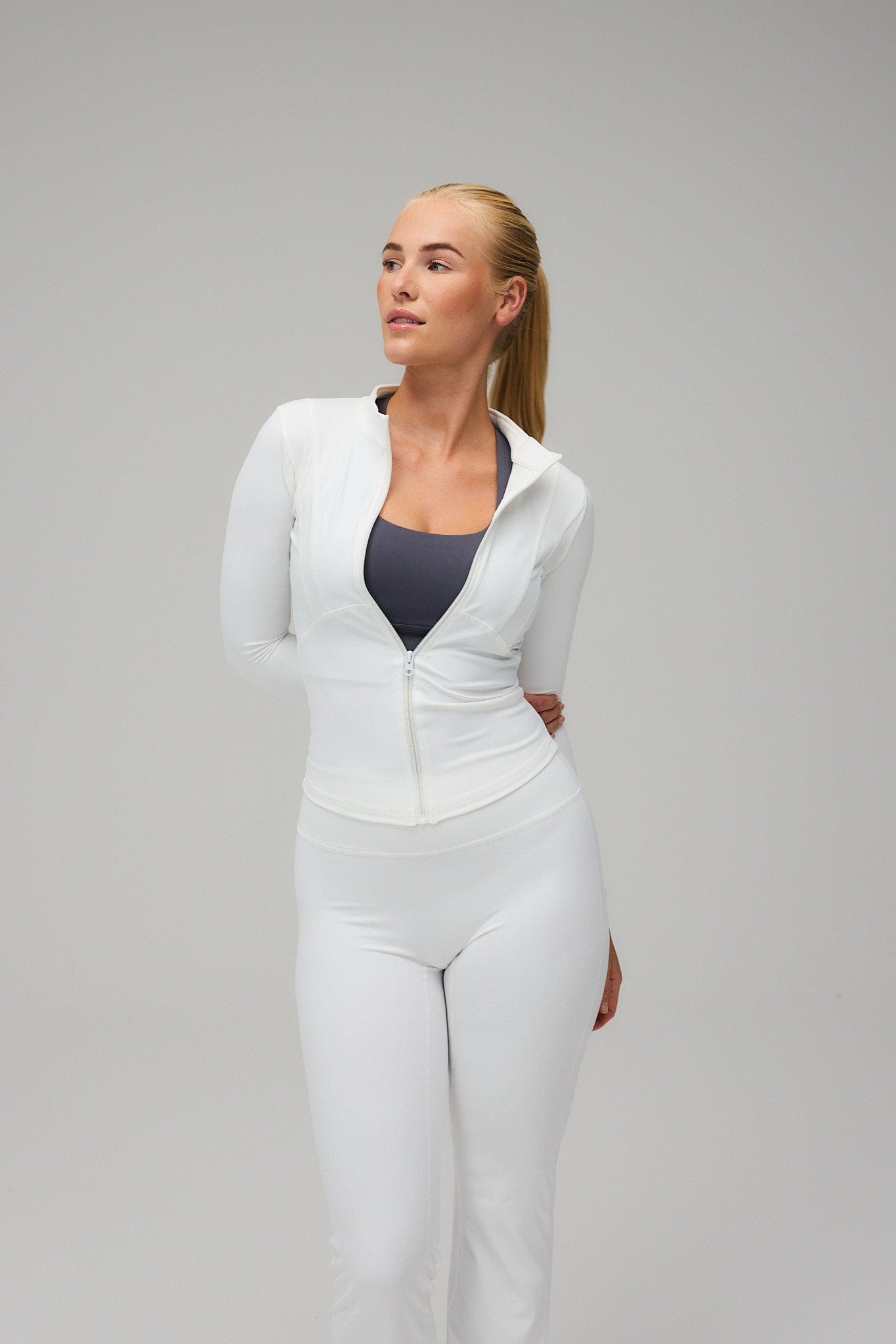 Veste Zip – Blanche