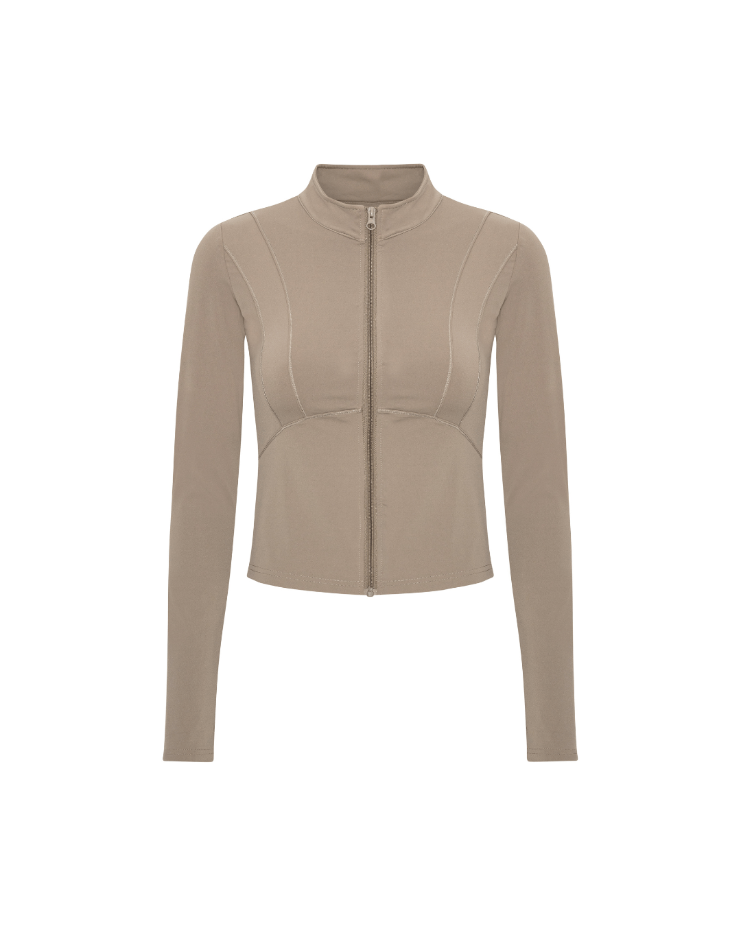 Veste Zip – Beige Sable