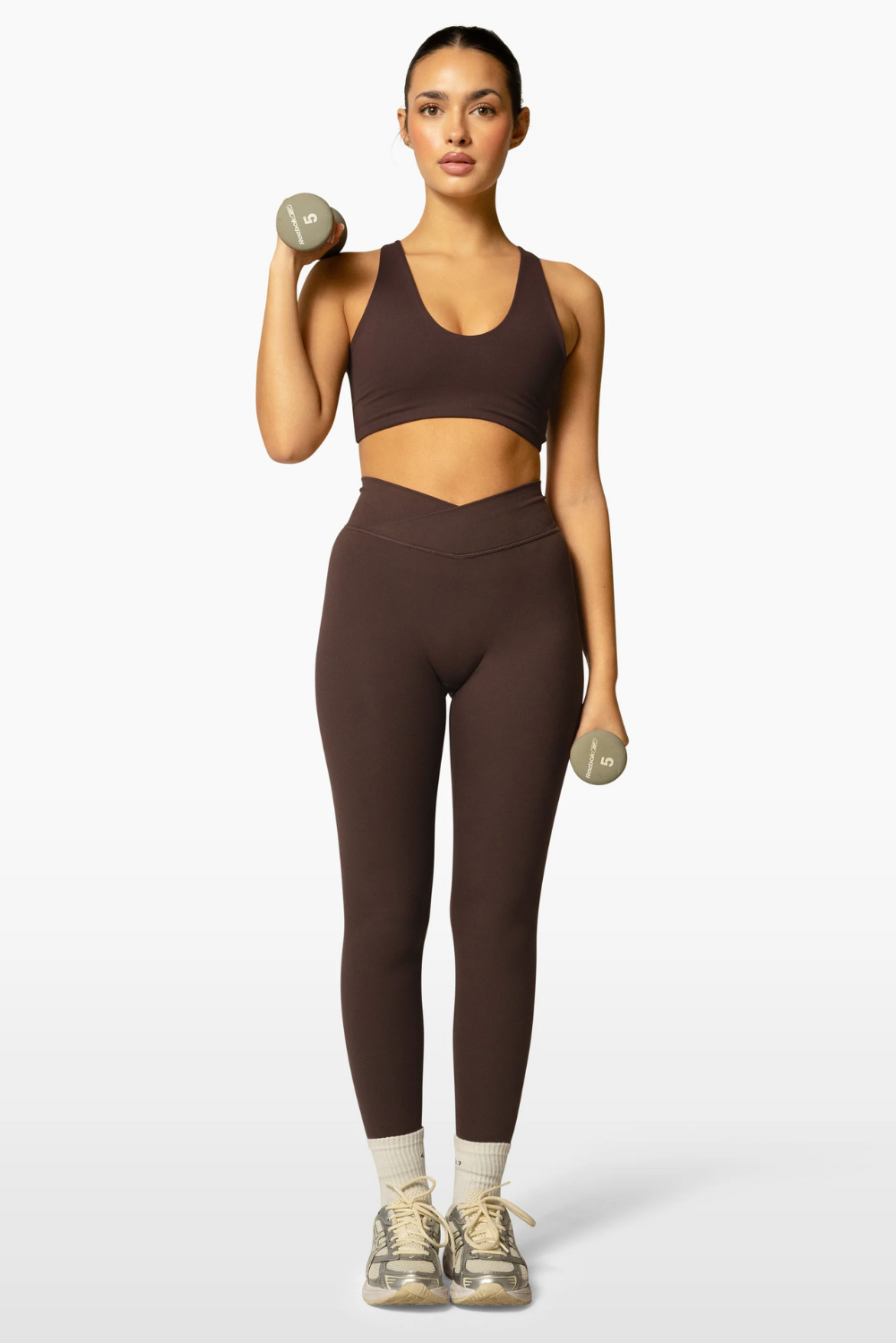 Legging Croisé – Marron Pécan